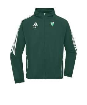 Veste coupe-vent adidas Tiro 24 verte blanche 
