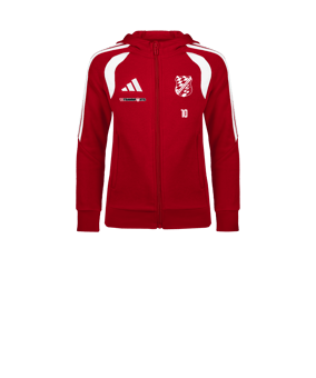 adidas Tiro 26 League Kapuzenjacke Kids Rot