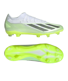 adidas X Crazyfast.2 FG Crazyrush Weiss Schwarz Gelb - weiss