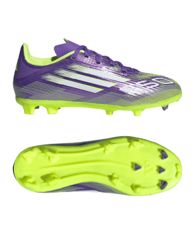 adidas F50 League FG/MG Radiant Blaze Kids Lila - lila
