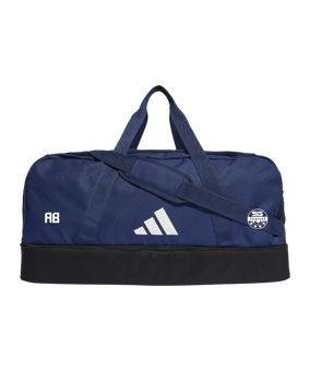 adidas Tiro League Duffel Bag Gr. L Blau Weiss