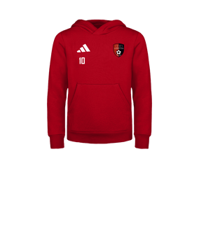 adidas Entrada 26 Hoody Kids Rot