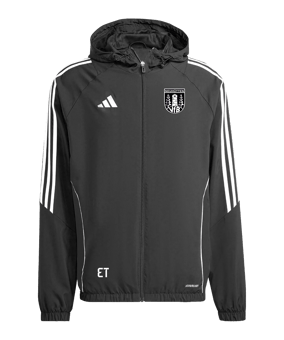 adidas Tiro 24 Windbreaker Schwarz Weiss