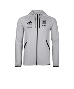 adidas Tiro Travel Hoody Grau