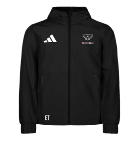 adidas Entrada 26 Regenjacke Schwarz