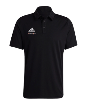 adidas Entrada 22 Poloshirt Schwarz