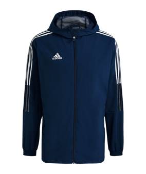 adidas Tiro 21 Windbreaker Dunkelblau - blau