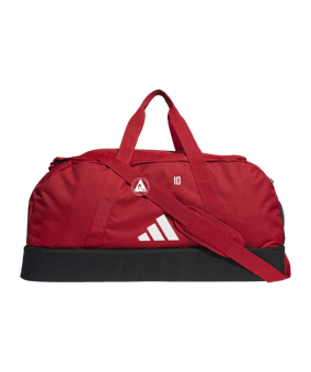 adidas Tiro League Duffel Bag Gr. L Rot Weiss