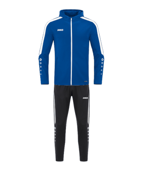 JAKO Polyester Power Kapuze Trainingsanzug Damen Blau F400 - blau