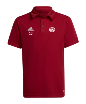 adidas Entrada 22 Poloshirt Kids Rot