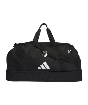 adidas Tiro League Duffel Bag Gr. L Schwarz Weiss