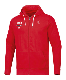 JAKO Base Kapuzenjacke Kids Rot F01
