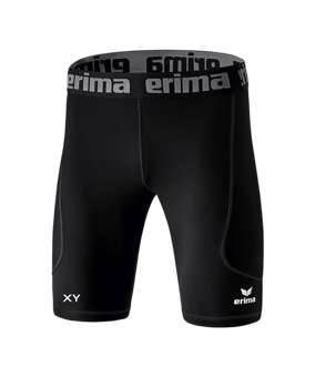 Erima Elemental Tight kurz Schwarz