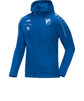 JAKO Classico Kapuzenjacke Blau F04