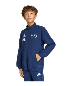 adidas Entrada 26 Präsentationsjacke Kids Dunkelblau