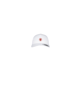 Merch 5 Panel Retro Trucker Cap Weiss | #logo4c