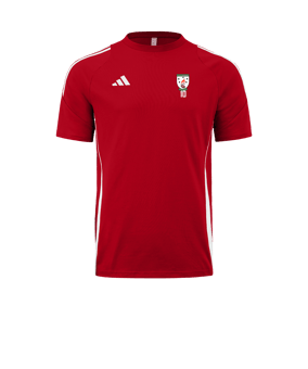 T-shirt adidas Tiro 24 rouge blanc 