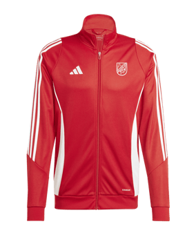 adidas Tiro 24 Trainingsjacke Rot Weiss
