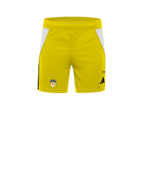 Short adidas Tiro 24 femmes jaune noir 