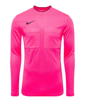 Nike Referee Schiedsrichtertrikot langarm Pink Schwarz F645 - rosa