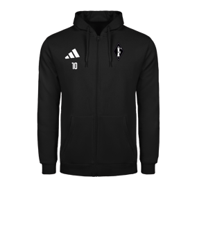 adidas Entrada 26 Kapuzenjacke Schwarz