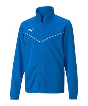 PUMA teamRISE Poly Trainingsjacke Kids Blau F02 - blau
