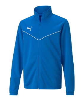 PUMA teamRISE Poly Trainingsjacke Kids Blau F02 - blau