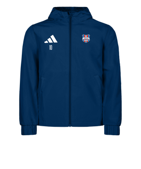 adidas Entrada 26 Regenjacke Dunkelblau