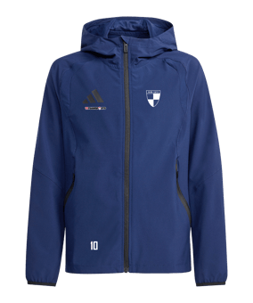 adidas Tiro Travel Windjacke Kids Dunkelblau 