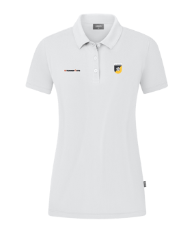 JAKO Organic Stretch Polo Shirt Damen Weiss F000