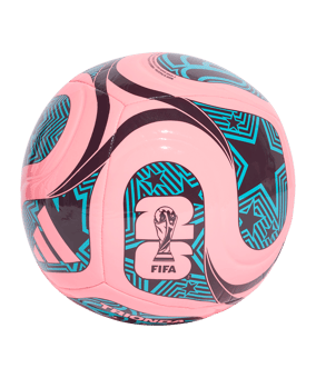 adidas World Cup 26 Trionda Club Ball Weiß - rosa