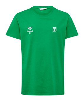 Hummel T-Shirt Coton Vert C6235 