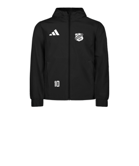 adidas Entrada 26 Regenjacke Kids Schwarz