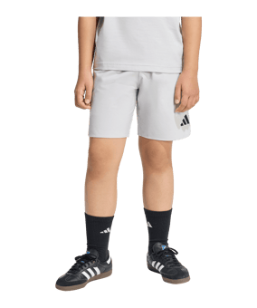 adidas Trio Travel Woven Short Kids Grau - grau