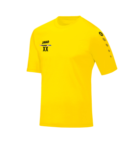 JAKO Team Trikot kurzarm Gelb F03