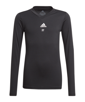 adidas Team Base Top langarm Kids Schwarz