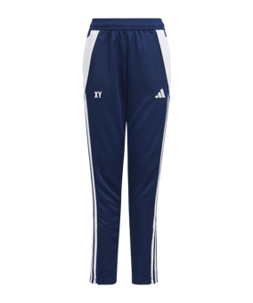 adidas Tiro 24 Slim Trainingshose Kids Blau Weiss