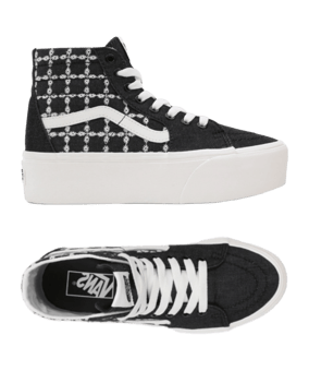 Vans SK8 High Sneaker Damen Schwarz FBMA - schwarz
