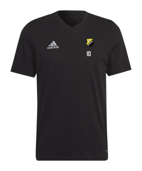 adidas Entrada 22 T-Shirt Schwarz