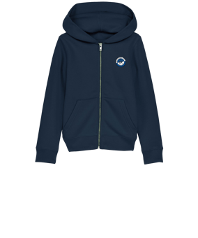 Merch Mini Cultivator 2.0 Zip-Hoodie Kids French Navy | #justlogo4c