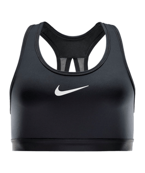 Nike Swoosh High Support Bra Sport-BH Damen Schwarz F010 - schwarz