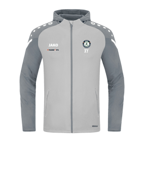 JAKO Performance Kapuzenjacke Grau F845