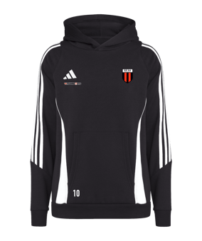 adidas Tiro 24 Hoody Kids Schwarz Weiss