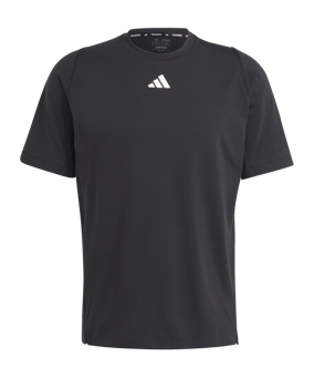 adidas 3Bar T-Shirt Schwarz Rot Blau - schwarz