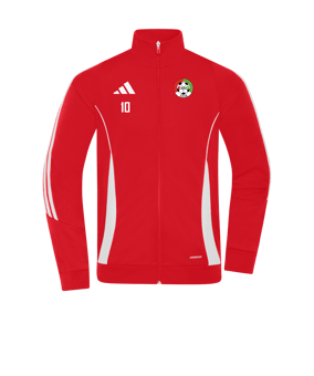 adidas Tiro 24 Trainingsjacke Rot Weiss