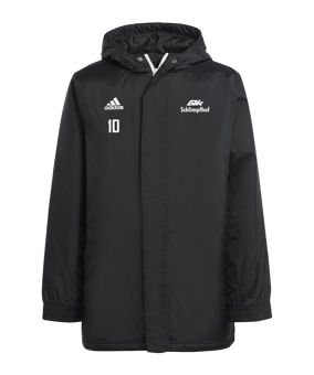 adidas Entrada 22 Stadium Jacke Kids Schwarz