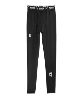 PUMA Hoops Team Full Tight Schwarz F01