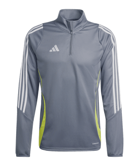 adidas Tiro 24 Trainingstop Grau Gelb - grau
