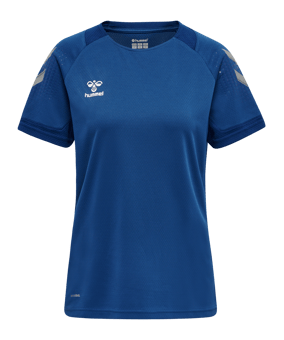 Hummel hmlLEAD Trainingsshirt Damen Blau F7045 - blau