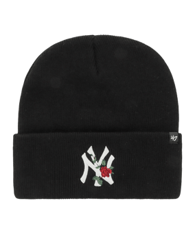 '47 Brand MLB New York Yankees Thorn ’47 CUFF KNIT Beanie Schwarz - schwarz